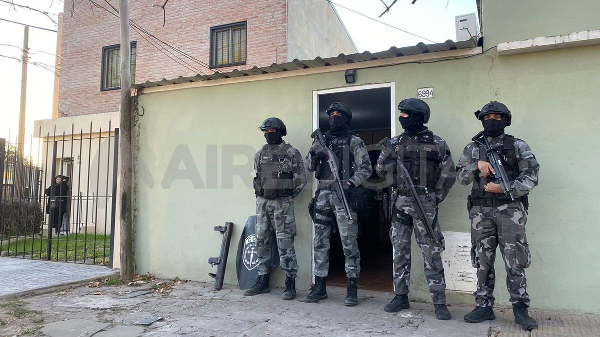 Seis allanamientos se realizaron en la ciudad de Santa Fe