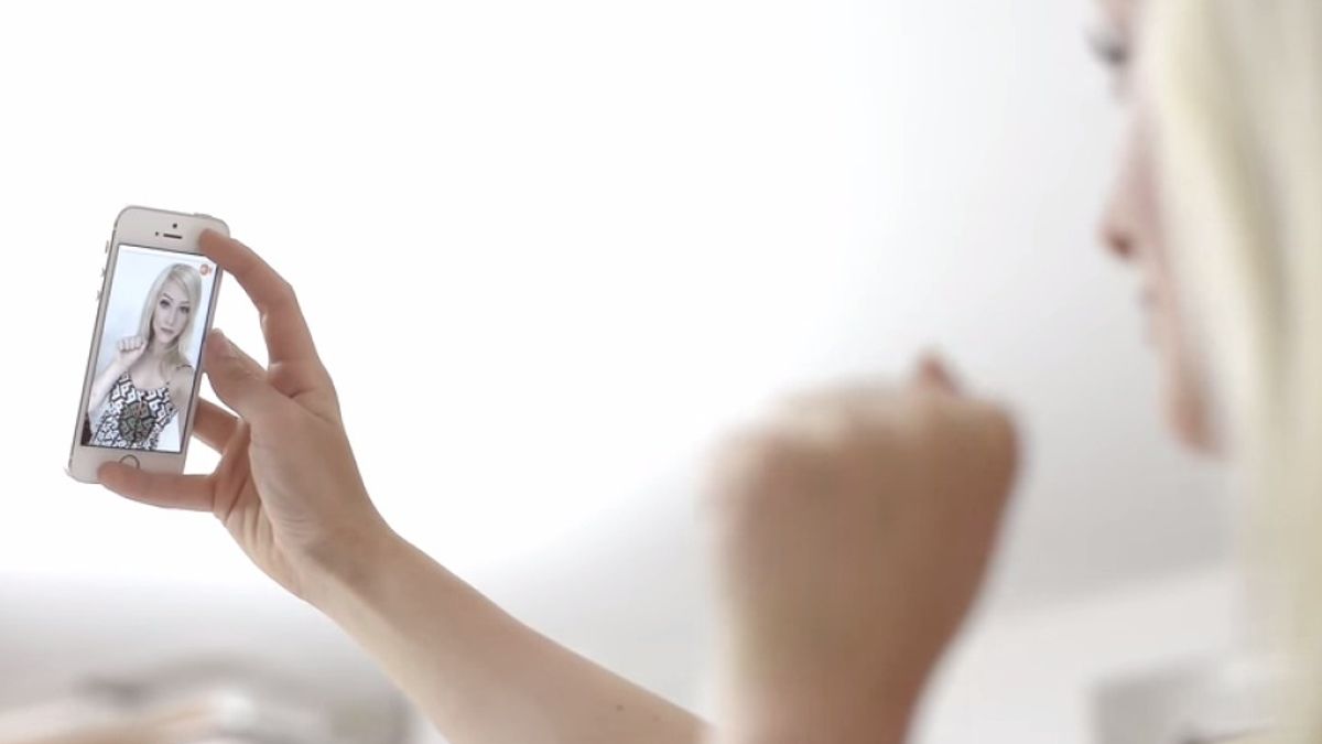 Selfie en iPhone