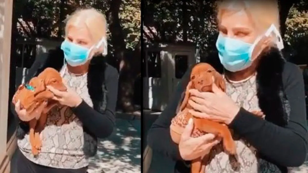 Susana Giménez el día que recibió a Rita.