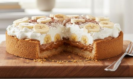 El banoffee pie es un postre clásico de la cocina inglesa. El banoffee pie es un postre clásico de la cocina inglesa.