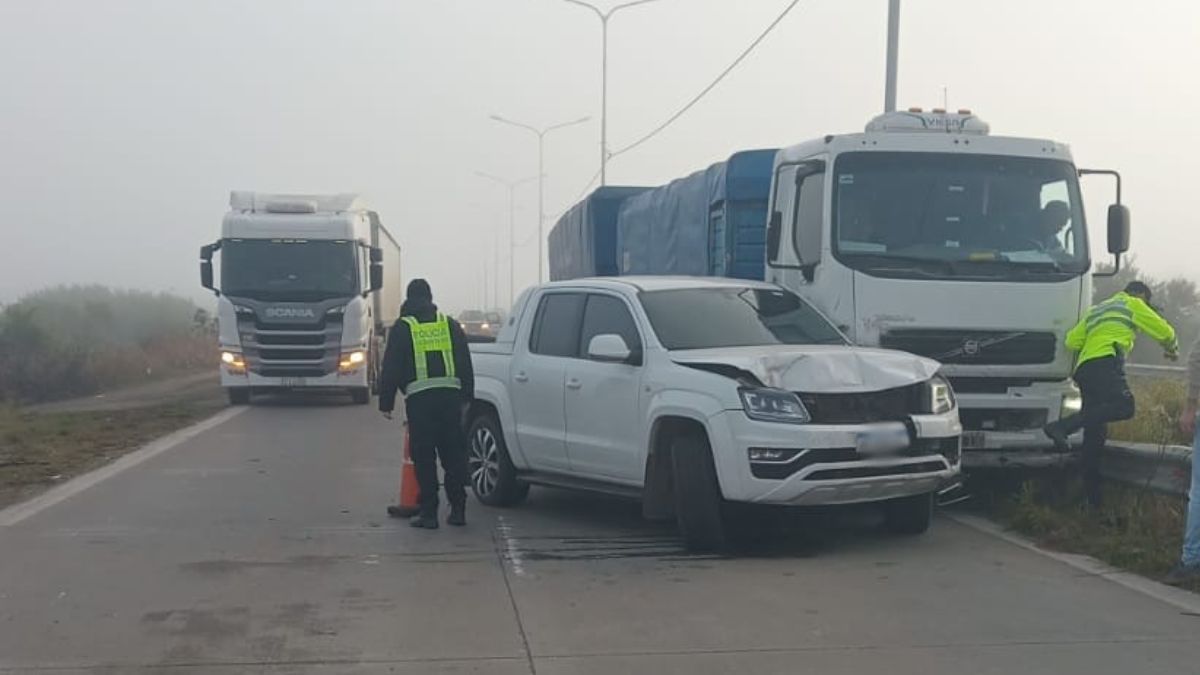 El accidente ocurrió en la Circunvalación Oeste de Santa Fe.