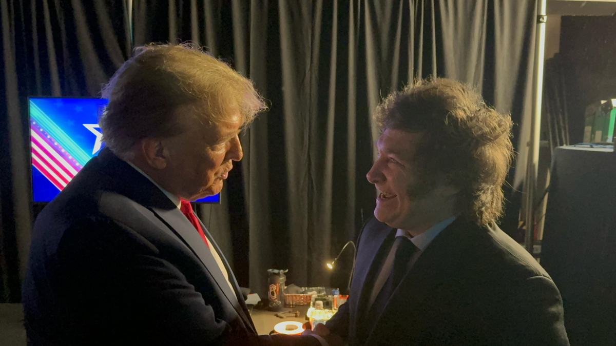Javier Milei y Donald Trump. Javier Milei y Donald Trump.