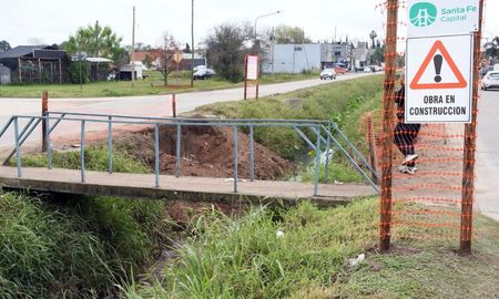 La Municipalidad de Santa Fe ejecuta la primera etapa de la obra. La Municipalidad de Santa Fe ejecuta la primera etapa de la obra.
