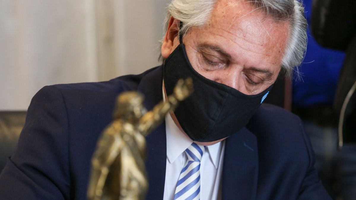 El presidente Alberto Fernández.