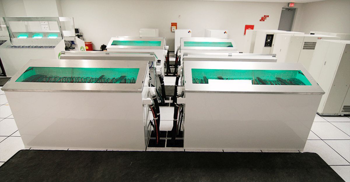 Los equipos encontrados en Esperanza funcionan sumergidos en aceites refrigerantes (imagen ilustrativa).