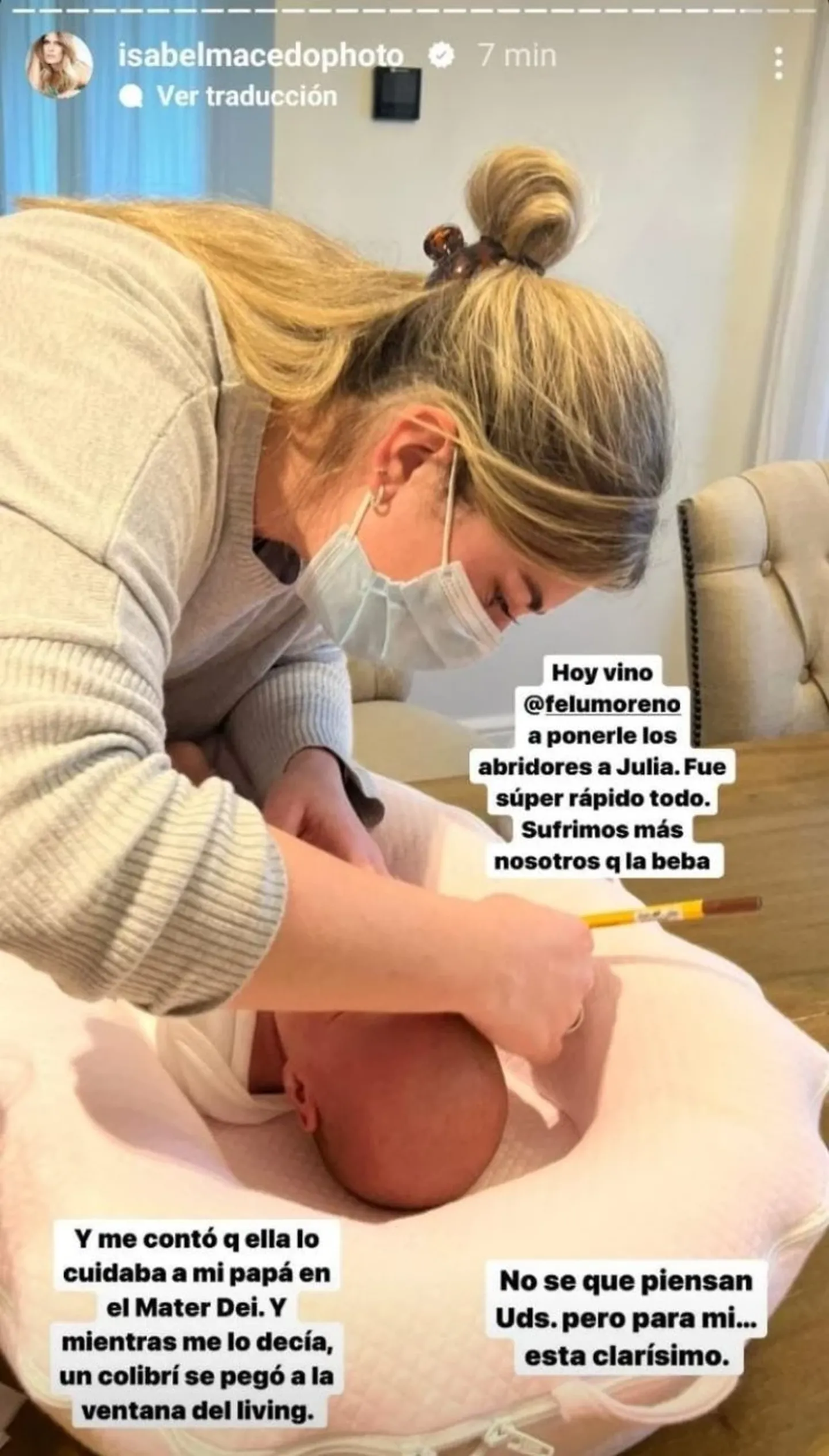 Isabel Macedo contó la experiencia paranormal que tuvo en los últimos días.