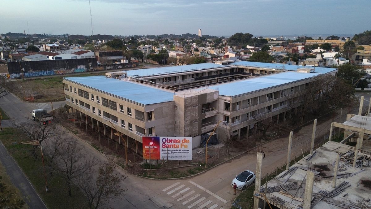 Avanza la construcción de viviendas en Villa Setúbal.&nbsp;