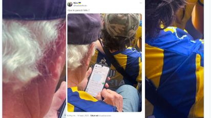 El desopilante mensaje de un hincha de Rosario Central a su mujer en pleno partido que fue viral: 