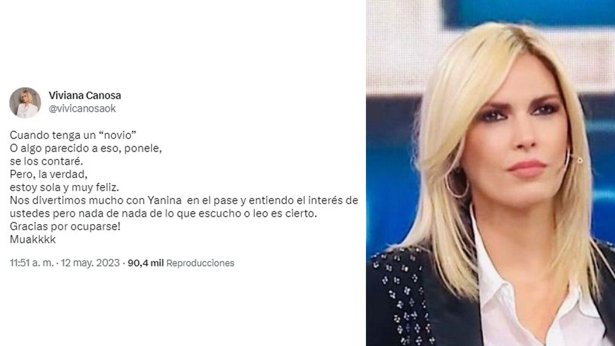 Viviana Canosa hablá sobre los dichos de su romance con Sbaraglia