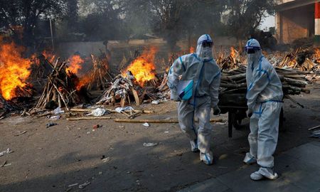 Nueva Delhi es el estado más afectado por la pandemia de covid en la India. Nueva Delhi es el estado más afectado por la pandemia de covid en la India.