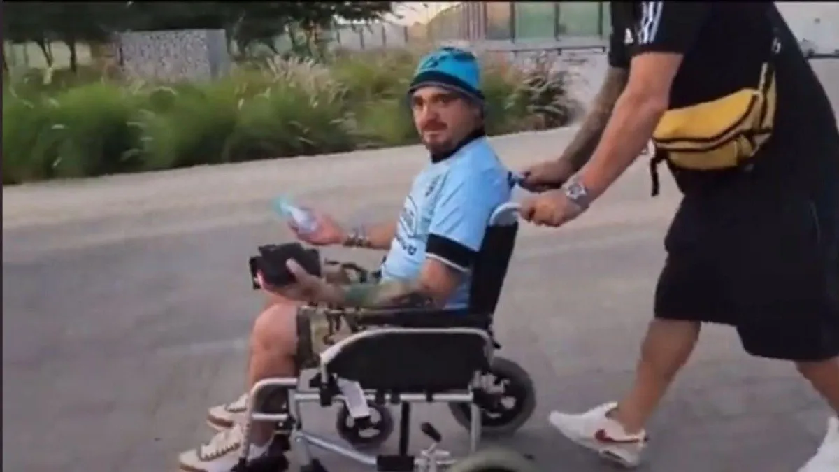 Hincha del Pirata se hace pasar por discapacitado para ver los partidos del Mundial: Hecha la ley...