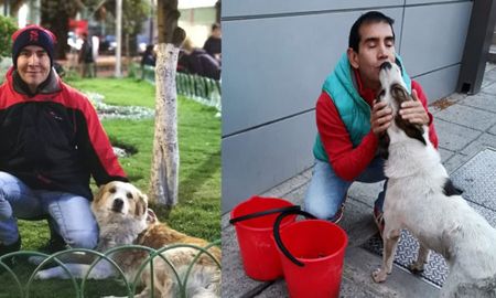 ¡Conmovedor! Es ingeniero y renunció a su carrera para cuidar perros de la calle