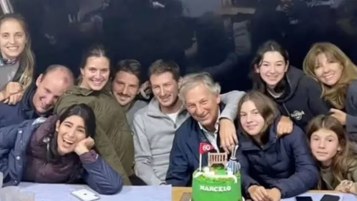 Marcelo Longobardi junto a sus hijos. Marcelo Longobardi junto a sus hijos. 