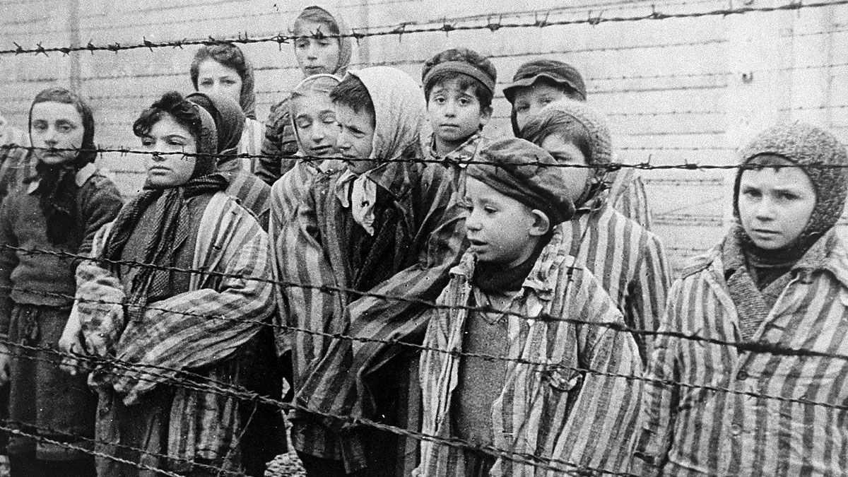 En ese campo los nazis retenían a niños y mujeres.