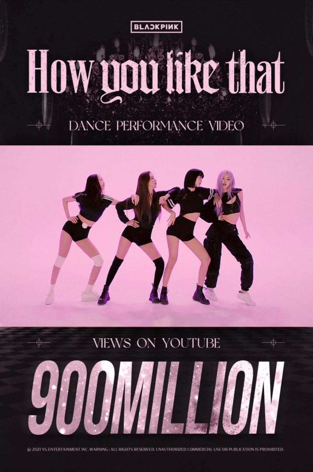 La coreograf&iacute;a de "How You Like That" de BLACKPINK alcanza las 900 millones de vistas en YouTube.