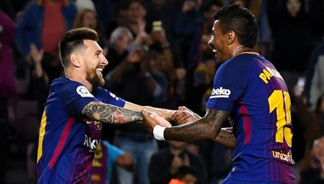Póker de Messi y quinto triunfo del Barça