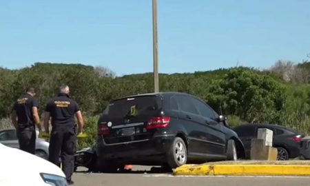 El trágico siniestro se produjo en la intersección de la parada 33 de la rambla Lorenzo Batlle Pacheco, en la zona de Playa Brava. El trágico siniestro se produjo en la intersección de la parada 33 de la rambla Lorenzo Batlle Pacheco, en la zona de Playa Brava.