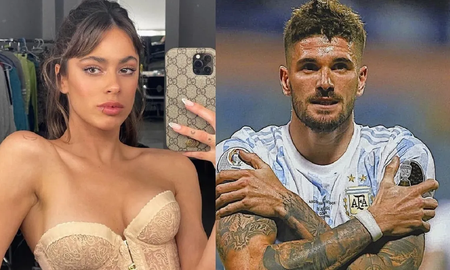 Aseguran que Tini Stossel y Rodrigo de Paul se tatuaron la misma frase. Aseguran que Tini Stossel y Rodrigo de Paul se tatuaron la misma frase.