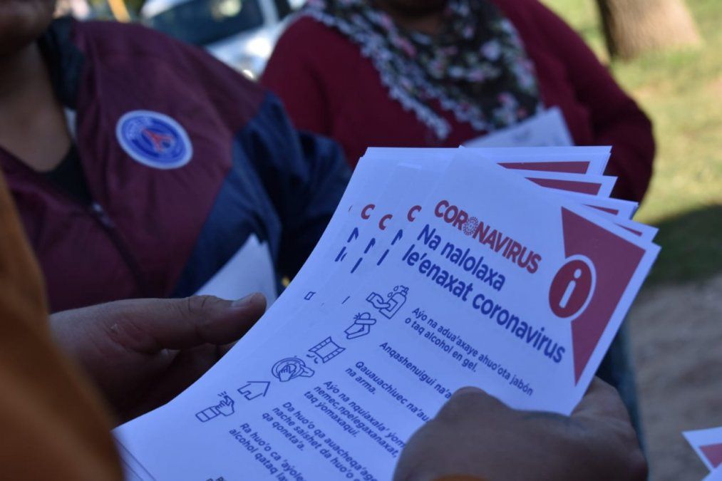 La campaña oficial para prevenir contagios de coronavirus también llegaron a zonas de pueblos originarios