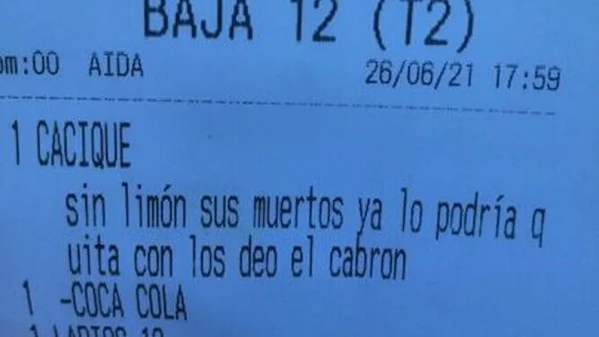 Y&nbsp;el mensaje dec&iacute;a:&nbsp;'"cacique sin lim&oacute;n, sus muertos, ya lo podr&iacute;a quitar con los deo el cabron'&nbsp;[sic]"