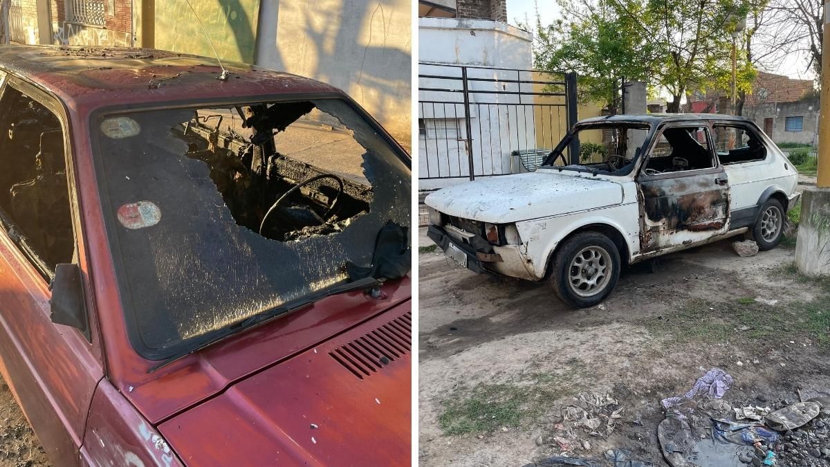 Dos autos quemados en Santa Fe esta madrugada
