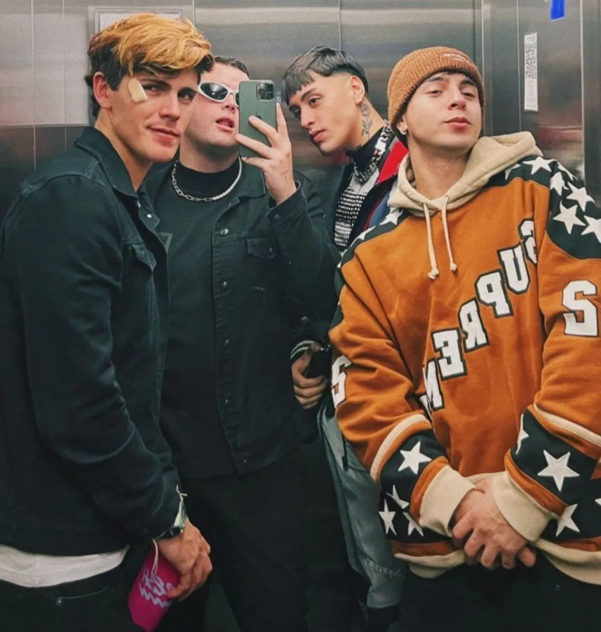 Marcos Ginocchio y Rusherking juntos. Marcos Ginocchio y Rusherking juntos.