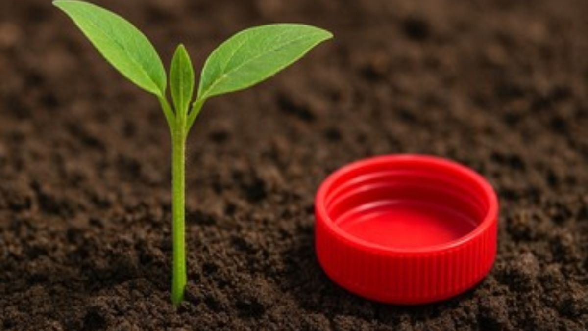 Las tapitas act&uacute;an como un foso que frena a hormigas, caracoles e insectos rastreros sin usar pesticidas.