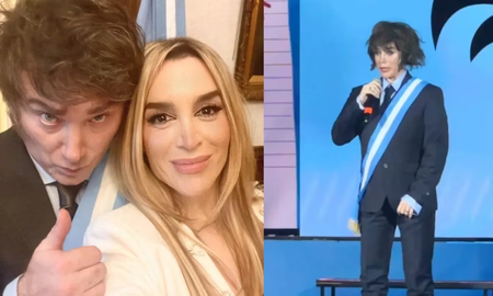 Así fue la imitación de Fátima Florez a Javier Milei en el estreno de su obra Así fue la imitación de Fátima Florez a Javier Milei en el estreno de su obra