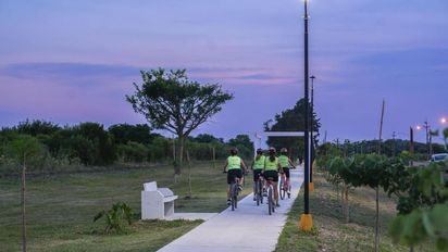 Pullaro inauguró la ciclovía sur de Laguna Paiva, hecha con fondos provinciales