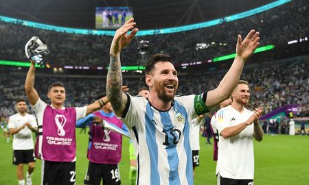 Lionel Messi después del triunfo de Argentina ante México por la segunda fecha de la fase de grupos. Lionel Messi después del triunfo de Argentina ante México por la segunda fecha de la fase de grupos.