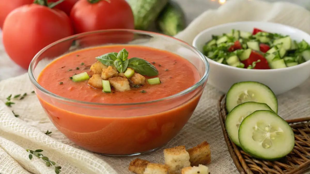 La receta de Gazpacho Andaluz de Karlos Arguiñano, una preparación tradicional de España y casera