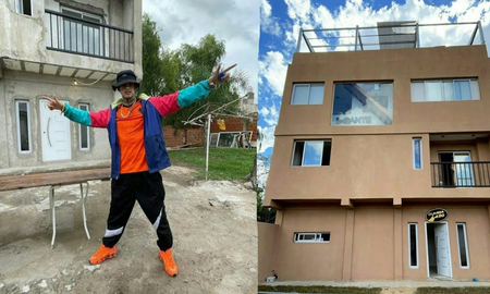 Así es la megacasa que construye L-Gante en General Rodríguez, el barrio que lo vio crecer Así es la megacasa que construye L-Gante en General Rodríguez, el barrio que lo vio crecer
