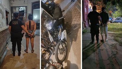 Fuga, persecución y motoderrape en barrio Scarafía de Santa Fe: dos personas detenidas