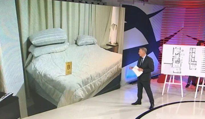 El interior de la casa donde murió Maradona.