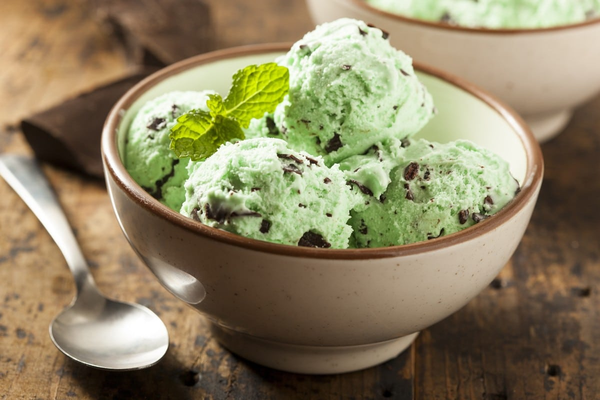 Cómo hacer helado de menta