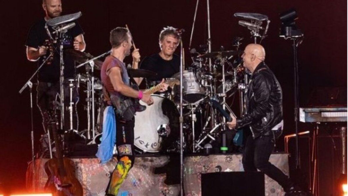 Coldplay sorprendió a todos en River junto a dos ex-Soda Stereo