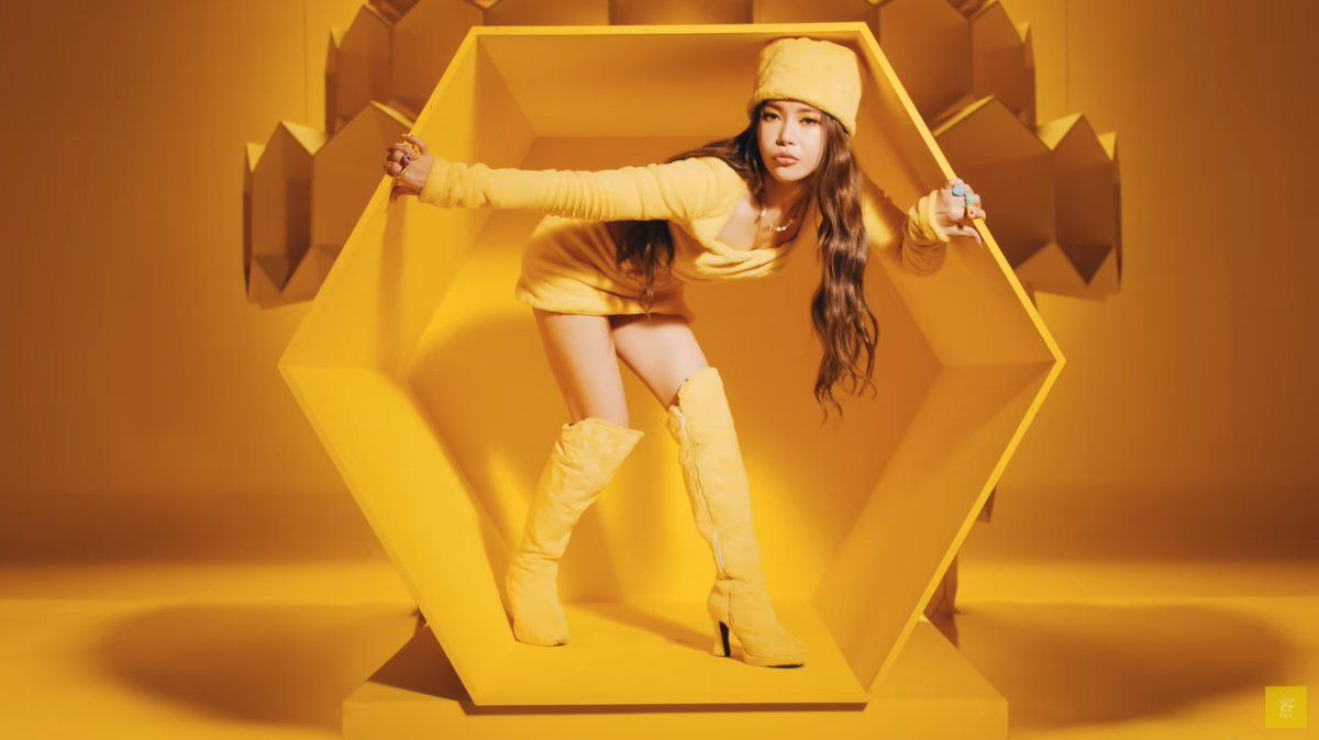 La líder del grupo de Kpop