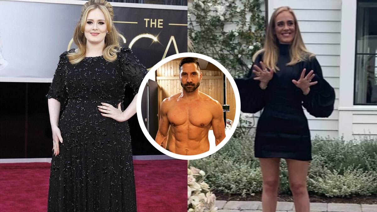 Un antes y despu&eacute;s del incre&iacute;ble cambio f&iacute;sico de Adele&nbsp;