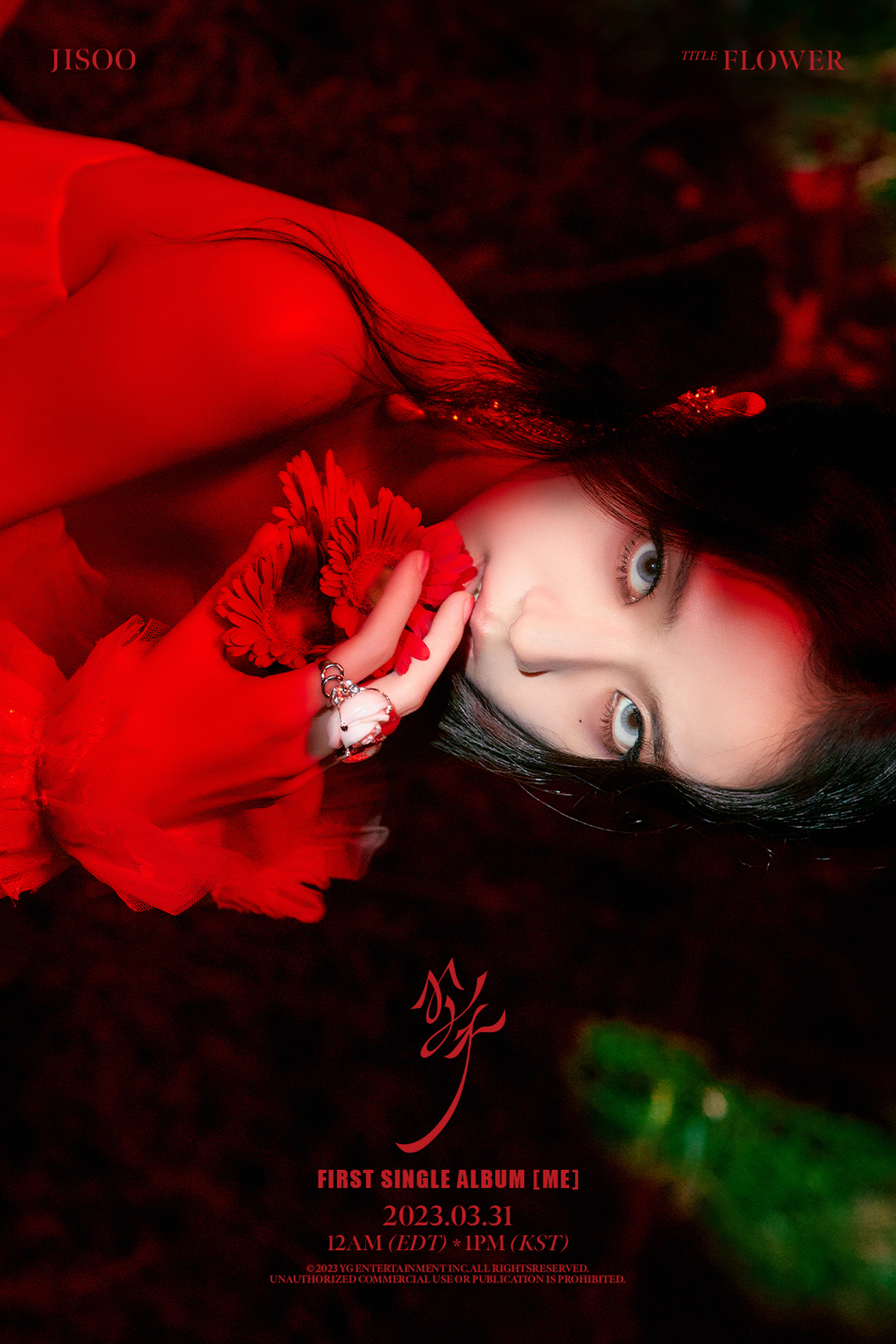 Tercer póster conceptual de Jisoo de BLACKPINK.