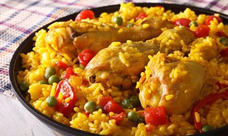 Arroz con pollo para disfrutar en invierno. Arroz con pollo para disfrutar en invierno.