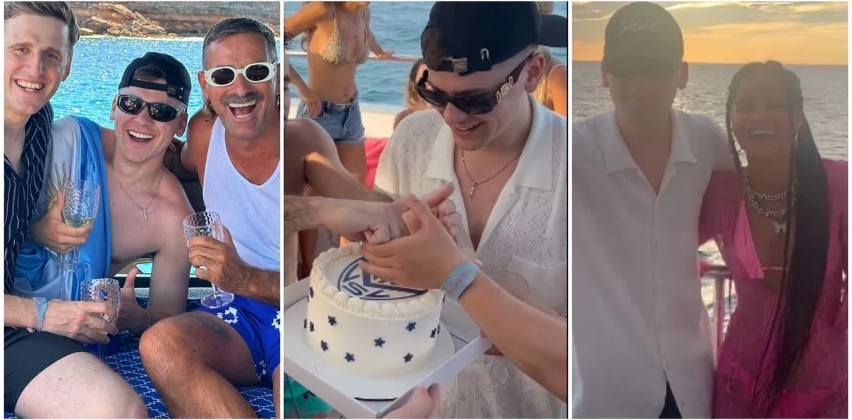 Bizarrap cumplió 25 años y los festejó en un yate en Ibiza. Bizarrap cumplió 25 años y los festejó en un yate en Ibiza.
