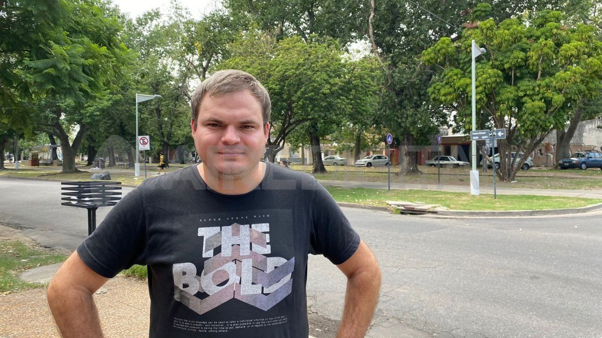 Facundo Ricca, presidente de la Vecinal Mariano Comas