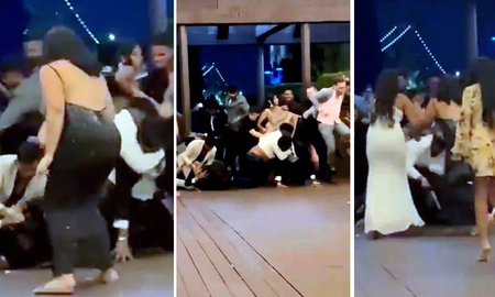 La feroz pelea que estalló tras un concurso de belleza. La feroz pelea que estalló tras un concurso de belleza.