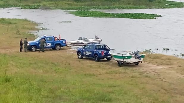 Este martes reanudaron la búsqueda del pescador. Foto gentileza: ReconquistaHoy.