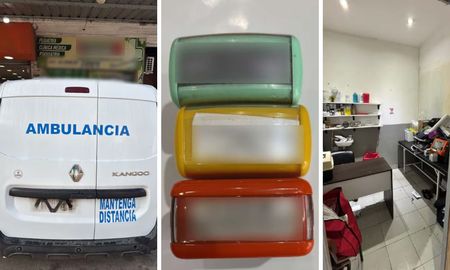 Operativo policial tras descubrir a falsos médicos. Operativo policial tras descubrir a falsos médicos.