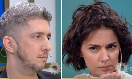 Jey Mammon y Valeria Sampedro protagonizaron un incómodo momento al aire de El Trece. Jey Mammon y Valeria Sampedro protagonizaron un incómodo momento al aire de El Trece.