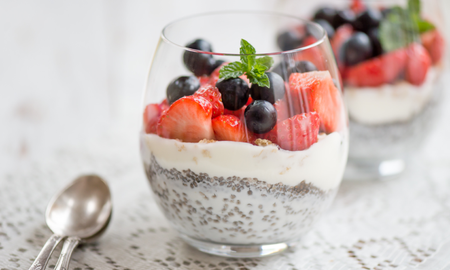 Chía pudding sin leche: la receta rápida y simple para disfrutar en el desayuno o la merienda Chía pudding sin leche: la receta rápida y simple para disfrutar en el desayuno o la merienda