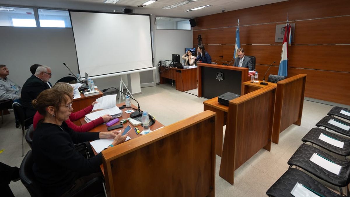 El histórico debate se desarrolló en una de las salas penales de los tribunales de San Cristóbal. 