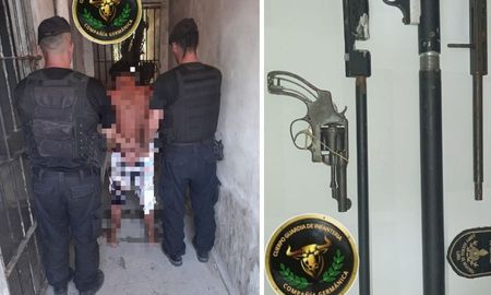 Detuvieron a un hombre en Alto Verde que tenía cuatro armas en una casa Detuvieron a un hombre en Alto Verde que tenía cuatro armas en una casa