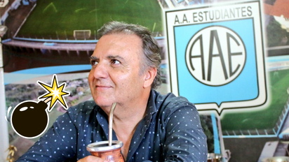 El presidente de Estudiantes explotó de bronca en la previa de Colón: 